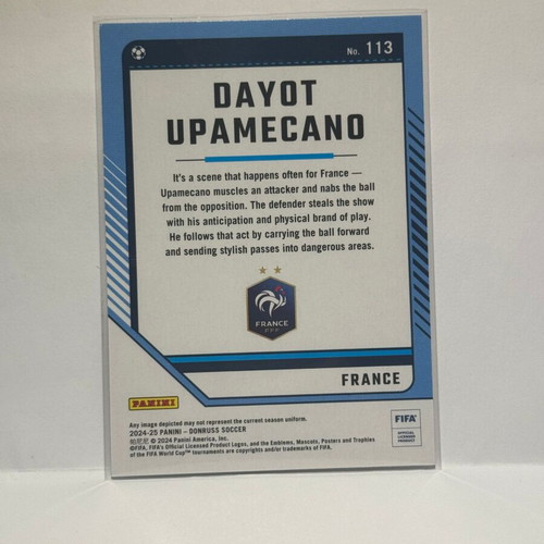 Panini Donruss Dayot Upamecano 2024-25 card new #113