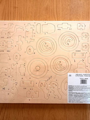 Wooden 3D Motorcycle Construction Puzzle - 67 pieces - Brand New