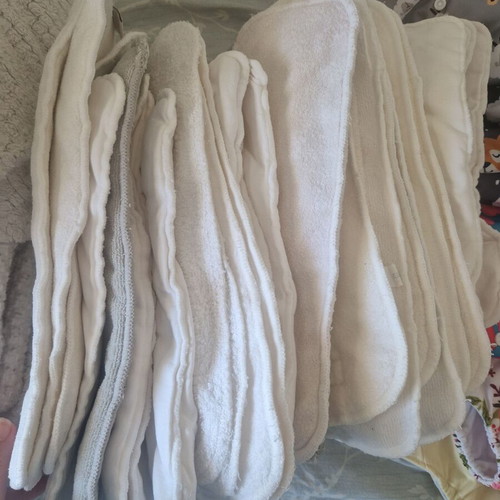 Fabric diapers and inserts like new