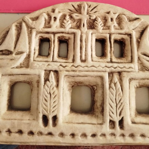 Vintage wall decoration used, 1980s from Tinos