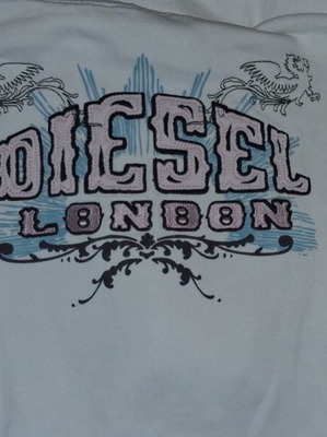 Diesel white women's sweatshirt used, size S