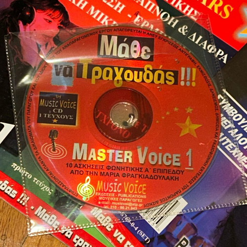 Learn to Sing Master Voice method books and CDs used