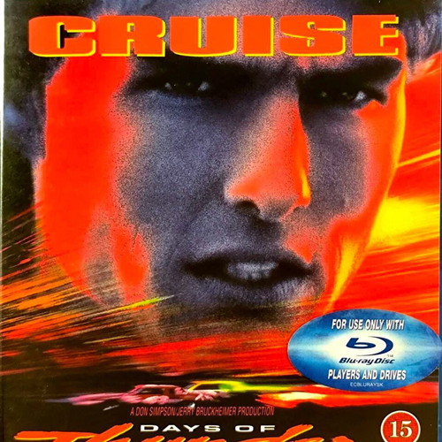 Days of Thunder Blu-Ray μεταχειρισμένο με αγγλικούς υπότιτλους