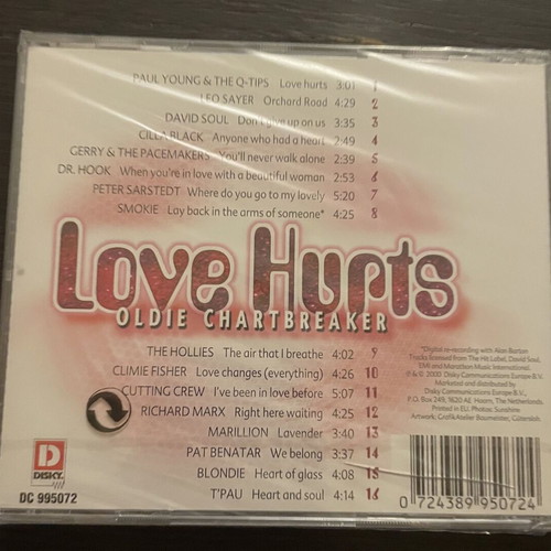 Various Love Hurts Oldie-Chartbreaker CD new, pop
