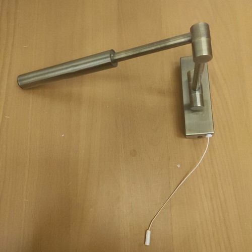 Wall light with G9 bulb, adjustable articulated arm and pull switch new