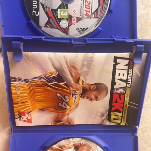 PlayStation 2 controller like new with NBA2K10 and PES2014 games
