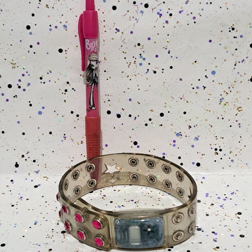 Bratz 2002 digital watch and pen used, untested