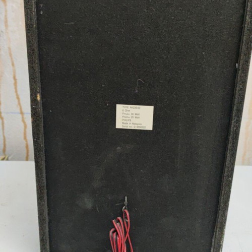 Philips AK235/20 floor speakers used, 6Ω, 20W RMS