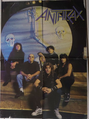 Anthrax / Sodom double-sided poster used from Metal Hammer magazine