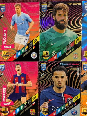 Panini FIFA 365 Adrenalyn XL Special Cards, set of 8
