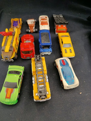 Αυτοκινητάκια Hot Wheels μεταχειρισμένα, πακέτο 11, Mattel '00s