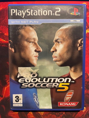 Pro Evolution Soccer 5 PlayStation 2 used Greek version with manual