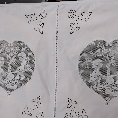 Cotton vintage curtain like new, size 160x120 cm