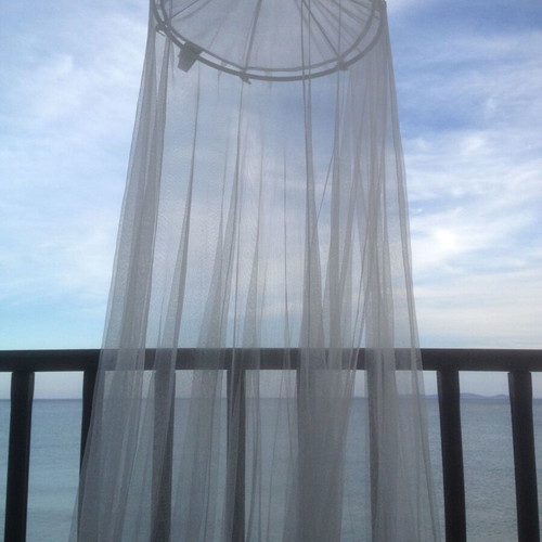 IKEA Bryne mosquito net used with 55 cm hoop diameter