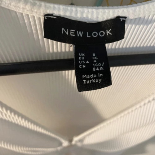 New Look bodysuit like new, white, size S
