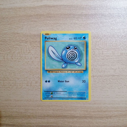 Pokémon Poliwag Evolutions Card 2016 new