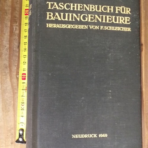 German technical books used, set of 5 volumes