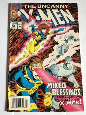 The Uncanny X-Men #308 used comic book in English