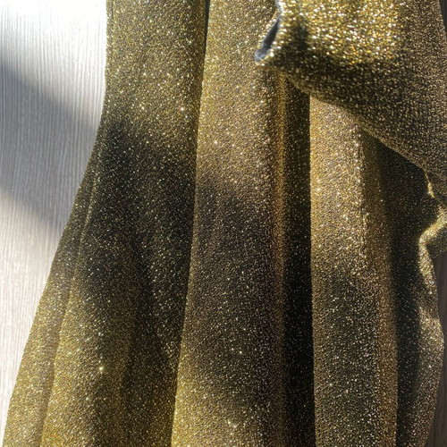 Dress gold color like new, size S/36/8