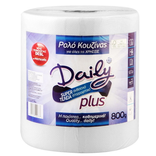 Χαρτί κουζίνας Daily 80m 760gr κατόπιν παραγγελίας