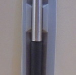 Parker old mechanical pencil with eraser new, black