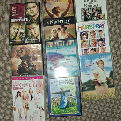 DVD movie pack of 9 classic, social and musical films