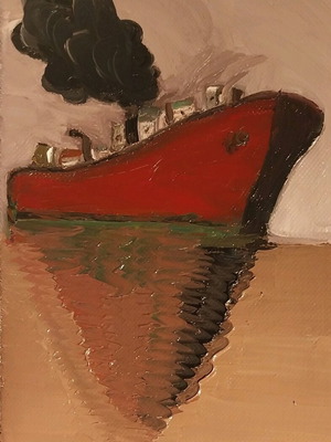 Ploio3 oil painting on canvas new 20×30cm