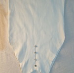 Sleeveless top like new, synthetic, size M 38 10, white