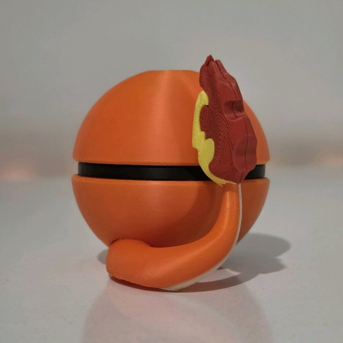 Charmander Pokéball new 3D printed product