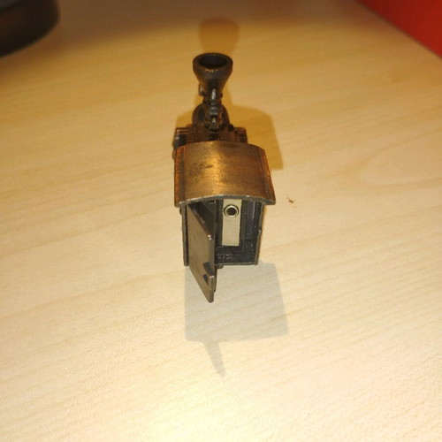 Antique train sharpener used