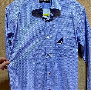 Μπλε πουκάμισο Endeson Fashion