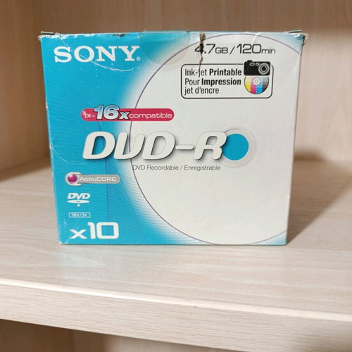 DVD-R new, pack of 5 pieces