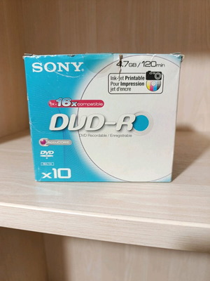 DVD-R new, pack of 5 pieces