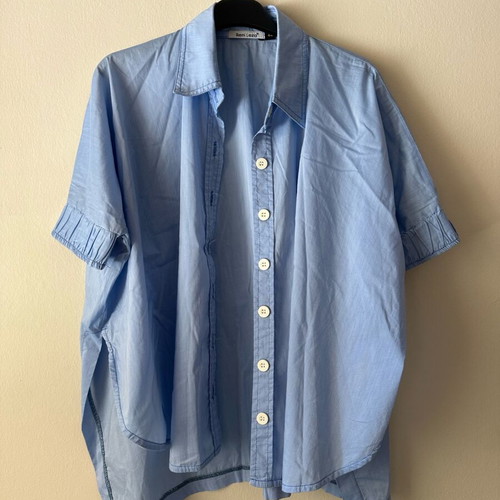 Reni Leza shirt like new, summer style, size M, blue