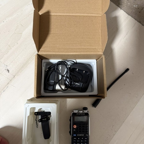 Baofeng BF-UVB2 Plus wireless communication device used