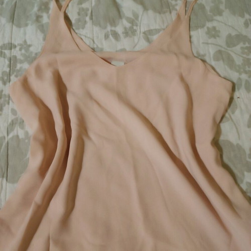 Airy pink zebra blouse size S like new