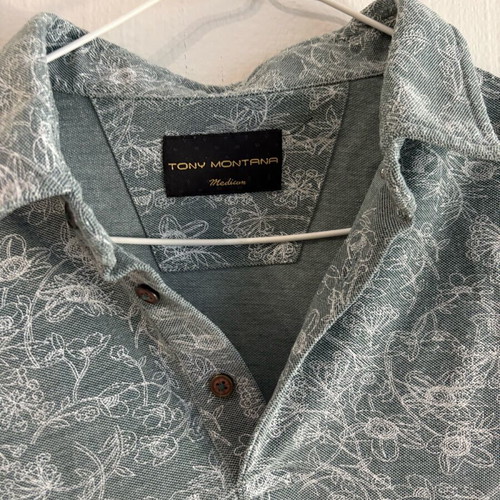 Polo shirt Tony Montana like new, green, size M