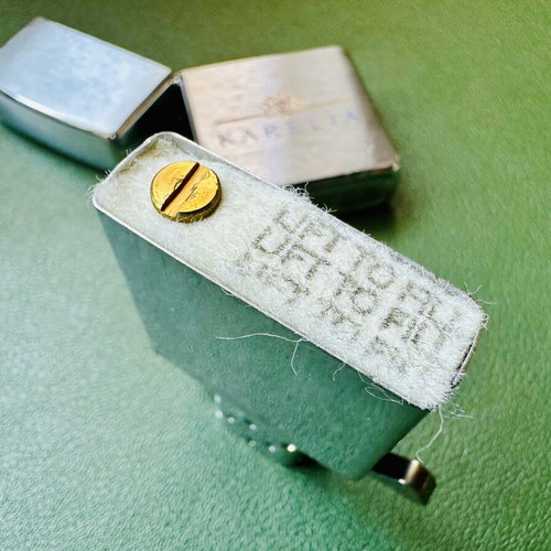 Zippo Karelia lighter 1994, like new, advertising