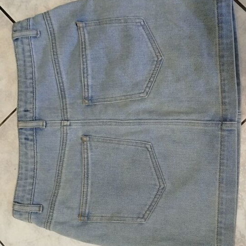 Denim mini skirt for girls size M like new, blue