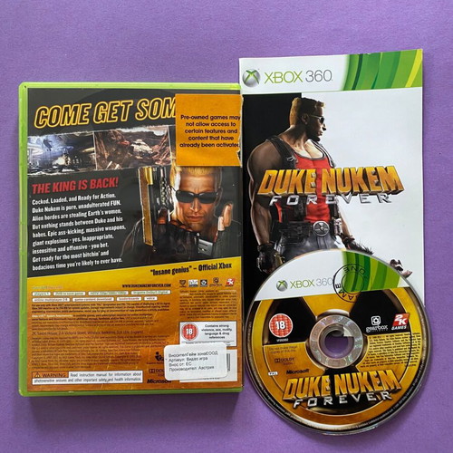 Duke Nukem Forever Xbox 360 game used