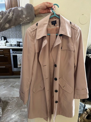 Καμπαρντίνα με ζώνη Marks & Spencer ροζ καινούργια αφόρετη