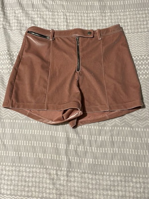 Velour women's shorts pink, like new, size L