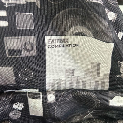Eastpak backpack like new, black and white