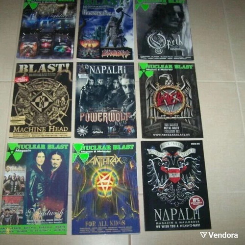 Promo Metal Magazines with 9 Posters like new