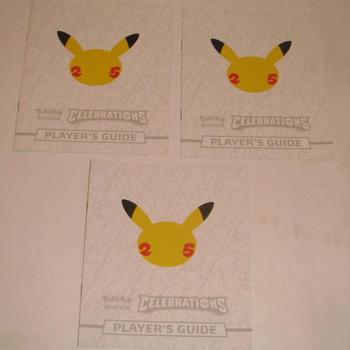 Pokemon Celebrations pack like new with box sleeves portfolio and stickers