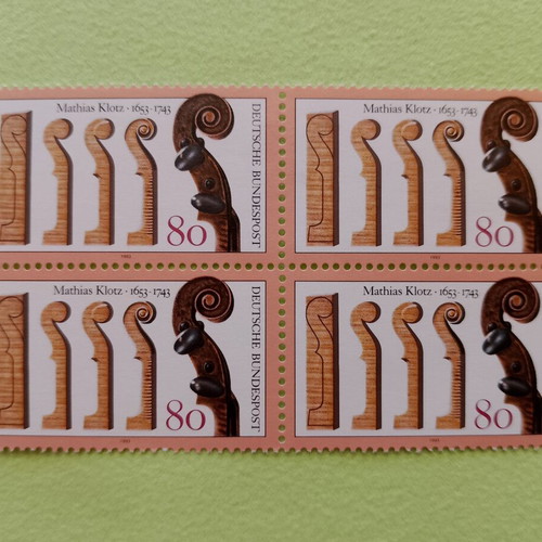 German stamps 1993 first day cover Bonn, mint condition, block of four