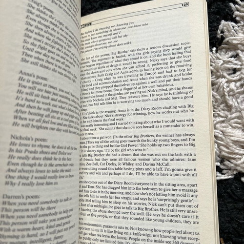 Big Brother book used, English, in good condition