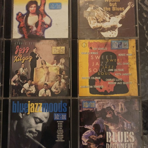 Jazz & Tzaz CDs used, collection of 58 pieces