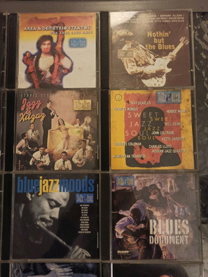 Jazz & Tzaz CDs used, collection of 58 pieces