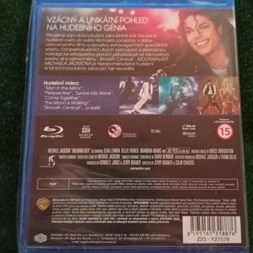 Moonwalker 1988 Blu-Ray new with Greek subtitles